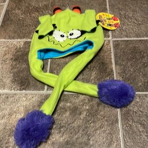 Monster hat pump it up green